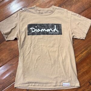 Diamond Supply Co. Men’s M Tan/Brown Graphic Tee
